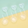DAJMAIEZ 120 Pcs 4ML Heart Plastic Transfer Pipettes Droppers, Dessert
