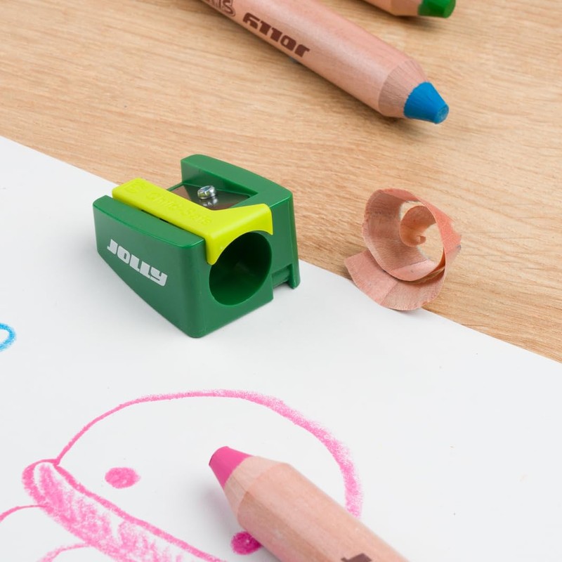 JOLLY Sharpy Sharpener for Supersoft 3 in 1 Colouring Pencils,