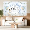 Ticuenicoa One Silly Goose Banner 70.8x43.3 Inch - Blue Gingham