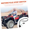 Outanaya 2pcs Motorcycle Kill Stop Horn Button Durable Ignition Switch