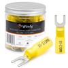 Wirefy 90 PCS Heat Shrink Fork Connectors #10 - Marine