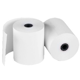 Thermal Paper Rolls 3 1/8 x 230 - American Made: [50/pack] BPA Free 48 GSM Solid Tube Core CC Receipt paper for POS terminals Cash Registers Stations SCP700 TSP100 TSP300 TSP400 TSP500 TSP600
