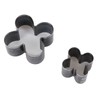 2 Pcs Flower Leather Cutting Die Alloy Steel Sharply 4