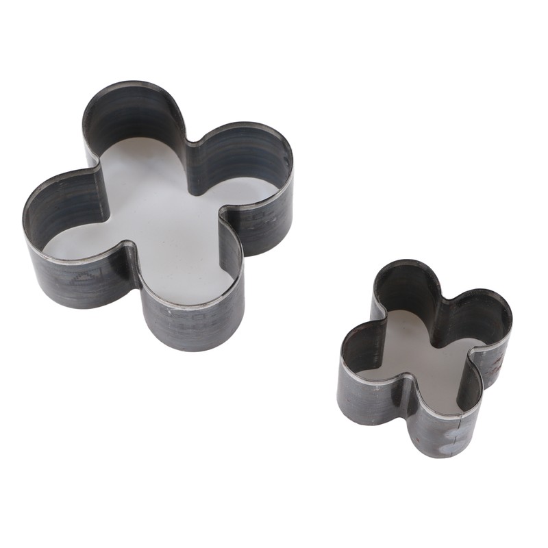 2 Pcs Flower Leather Cutting Die Alloy Steel Sharply 4
