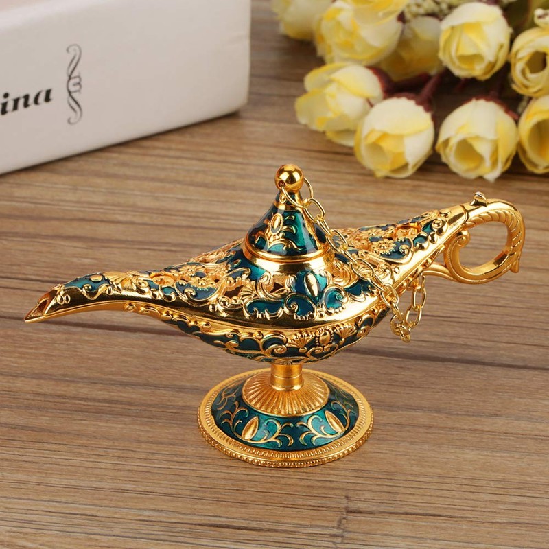 LetCartMaker Miracle Lamp, Elegant 3D Relief Design, Aladdin Lamp, Genie