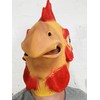 Rubber Johnnies Chicken Head MASK, Farm Animal MASKS, Funny Fancy