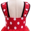Lito Angels Minnie Mouse Baby Girl Dress with Headband, Romper