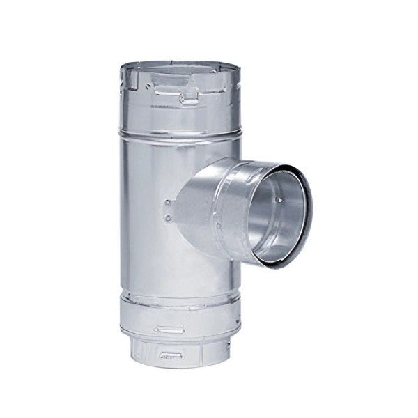 Metal-Fab 4X4X3 Swivel Tee 4M4ST3 B-Vent Fitting 360° LP Gas