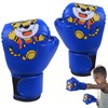 Youth Boxing Gloves,PU Leather Cartoon Pattern Junior Mitt for Training