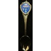 Artist Unknown Oregon (OR) Souvenir Spoon - 3.5" Shield-shaped, Silver