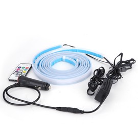 1.5m/4.9ft Car Door Side Light Strip Universal Auto LED Bright Colorful Light Bar