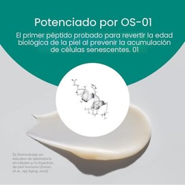 OneSkin BODY OS-01 Suplemento Tópico de Péptidos y Humectante de Reversión de Edad para Longevidad de la Piel | Seguro para Piel Sensible, Sin Fragancia, 250 mL / 8.45 oz