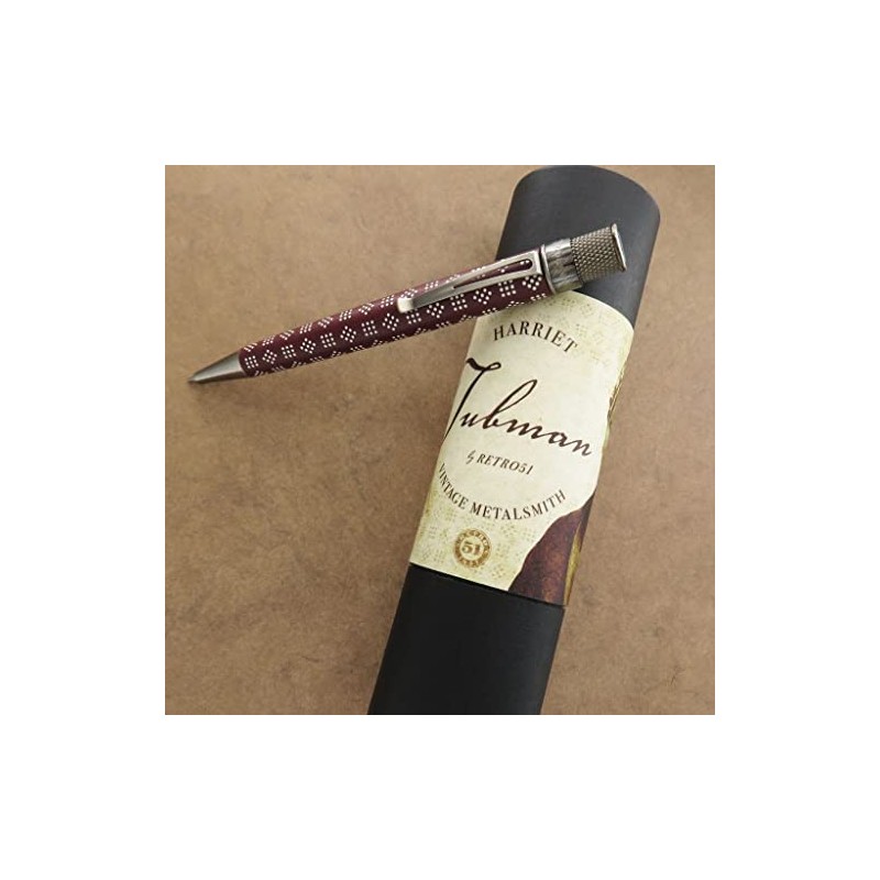 Retro 1951 Tornado Vintage Metalsmith Series, Rollerball pen, Harriet Tubman