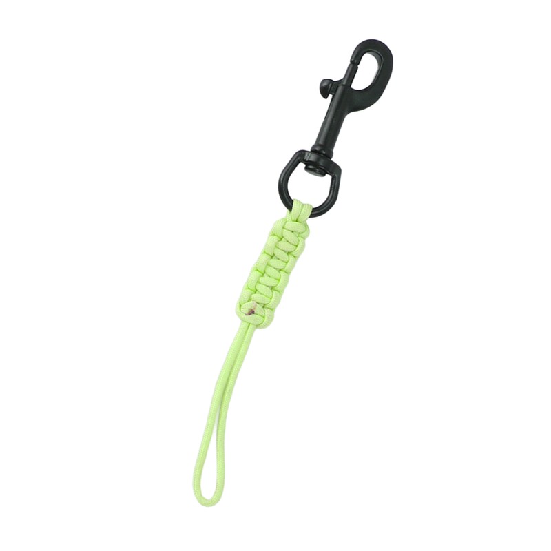 Hand Woven Diving Lanyard Anti Lost Strap Luminous Underwater Safety