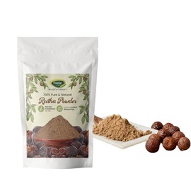 Thanjai Natural Reetha | Aritha | Soapnuts (Sapindus Mukorossi) Powder 400gm For Silky & Smooth Hairs | Hair Cleansing & Conditioning | Hair, Face & Skin Care - 100% Pure and Natural Homemade Product