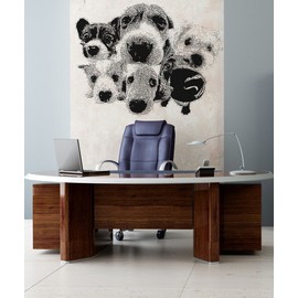 Vinyl Wall Decal Sticker Dogs OS_AA571s
