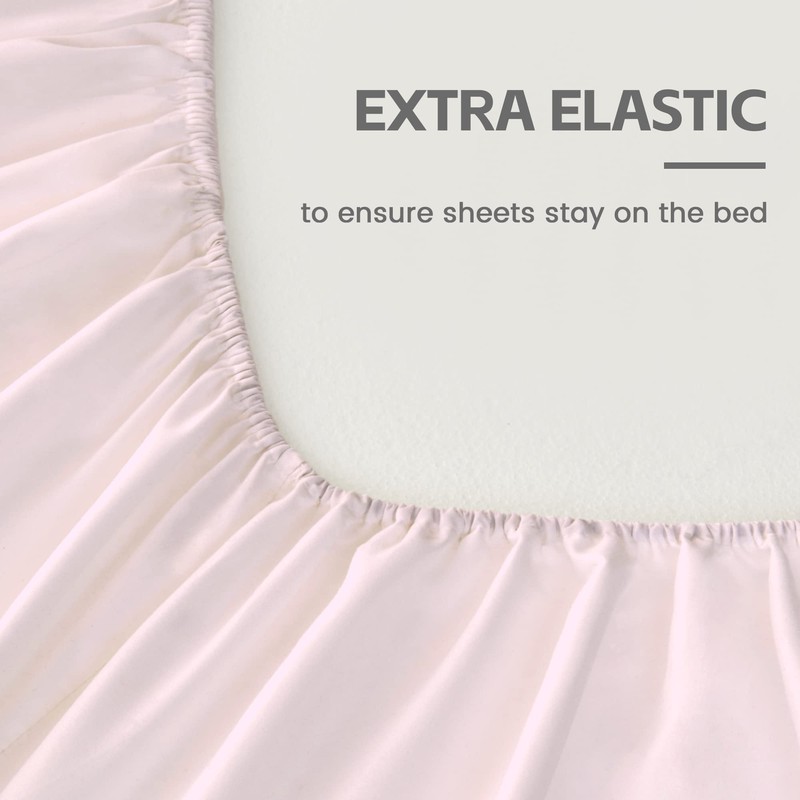 LINENOVA King Single Fitted Sheet – Ultra Soft 1800TC Double