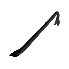 Olympia Tools 12" Wrecking Bar, Heavy Duty Pry Bar with Beveled Chisel End and Forged Carbon Steel for Prying, Lifting and Pulling Nails, 1 Count (Pack of 1)
