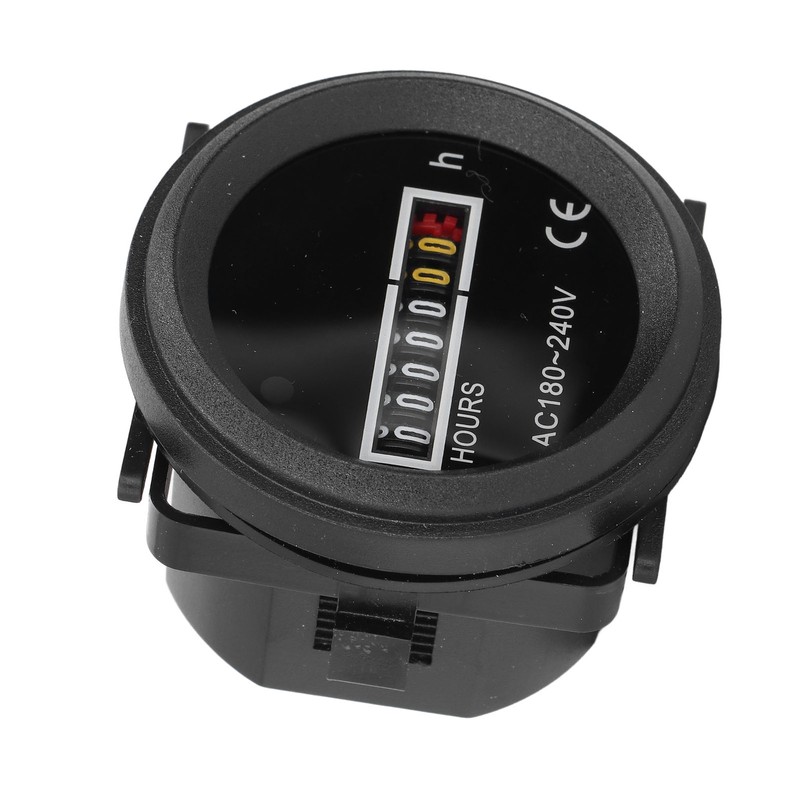Round Hour Meter PC High Accuracy Quartz Mechanical Hour Meter