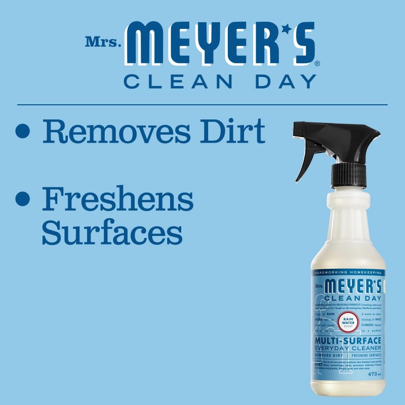 Mrs Meyers Clean Day Multi Surface Cleaner Rain Water Scent