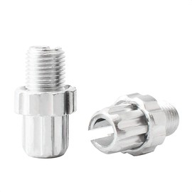 ALEOED Black/Silver Bicycle M10 Brake Cable Handle Lever Adjusting Screws Fastener Bolt 10mm Brake Accessorie for Mountain Road Bike MTB (Silver)