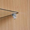 Pack of 20 Shelf Support 6 mm Plastic Transparent with