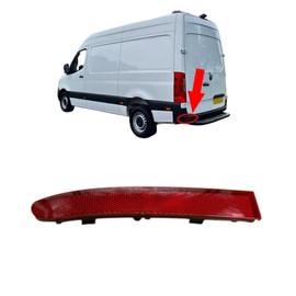 Rear Bumper Reflector Lens Left For MERCEDES Sprinter 3-t 3,5-t 4-t 5-t