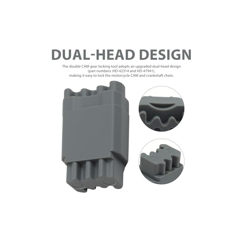 Upgrade Dual Head Cam Locking Tool Compatible with Harley Twin