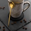 GRÄWE Provence Coffee Spoons, Gold, Pack of 6, Dishwasher Safe,