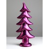 Christmas Tree Christmas Tree Christmas Decoration Ceramic Purple 20 cm