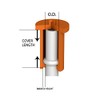 Protection Force Easy Cap for OD 6.5mm 1/4 Inch (Pack