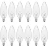 12-Pack 60 Watt Chandelier Light Bulbs, Incandescent Candle Light Bulb
