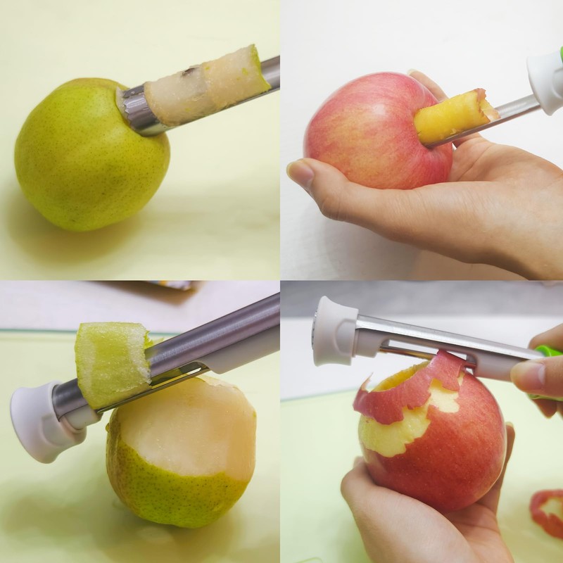2 in 1 Apple Corer and Peeler, Fruit Vegetable Corer