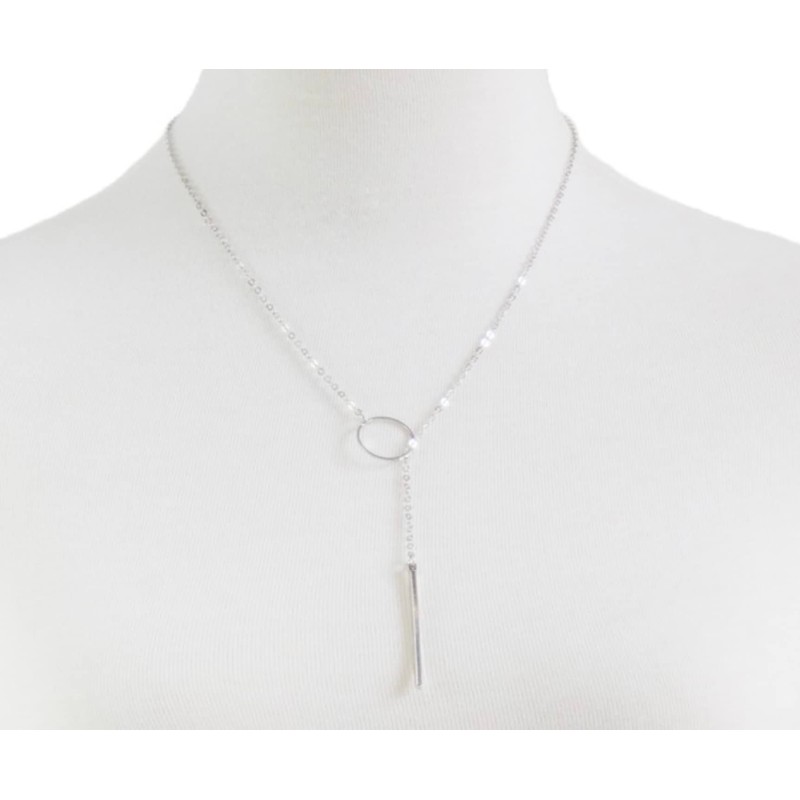 Donaly Women's Chain Necklace, Y-Shape, Narrow, Cute