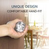 Bwintech Crystal Door Handle with Lock and Keys 1 Set,