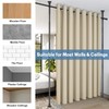 Room Divider Curtain Rod, No Drilling Rod, 48-120inch (H) 28-144inch(W)
