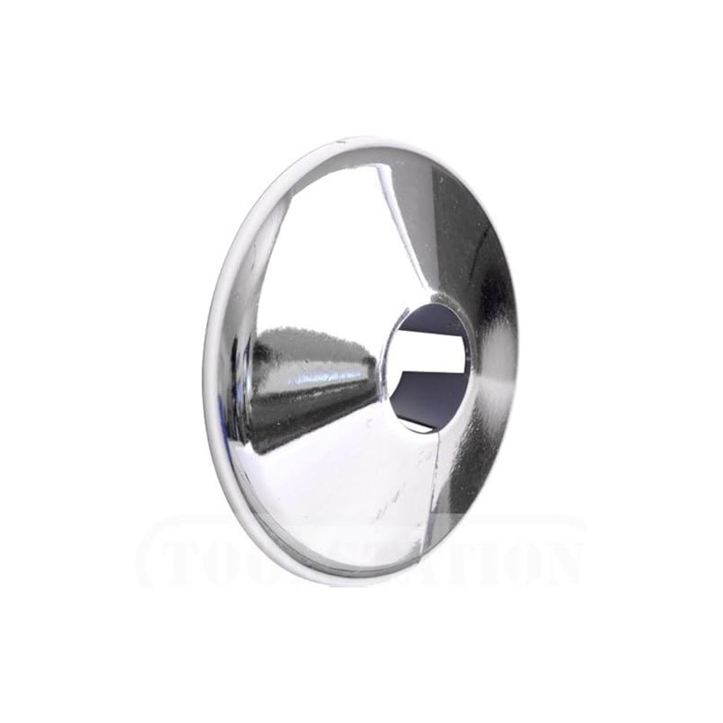 Talon x 2 Chrome 22mm Pipe Cover/ Collar/Rad ring for