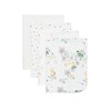 Under the Nile Organic Cotton Burp Cloths, Modern Daisy Assorted