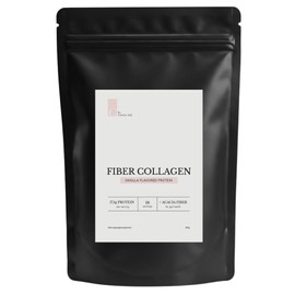 Fibre Collagen Powder [400g] - Vanilla Protein with Acacia Fibre for a Healthy Gut - Collagen Type I and III