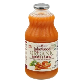 Lakewood Juice Orange Carrot Organic 32 fl. oz (Pack of 6)