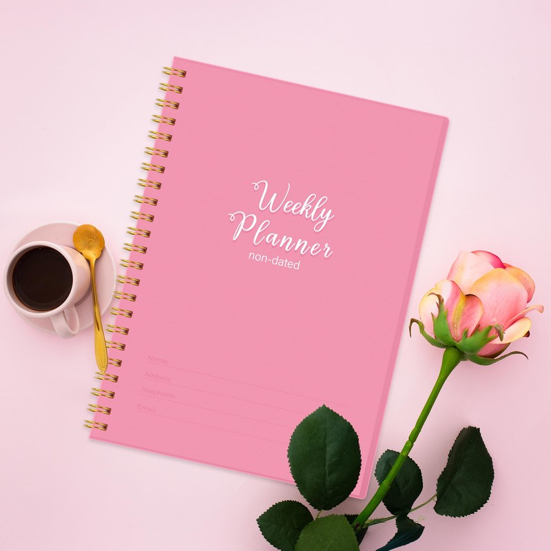 Weekly Planner Undated A5 Diary To Do List Notebook With