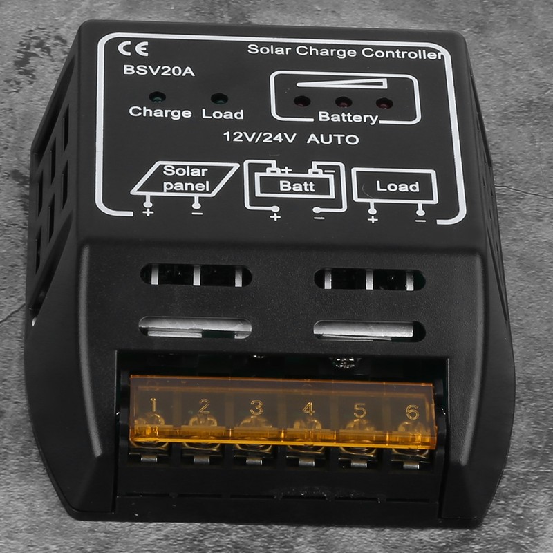 20A DC12V Solar Charge Controller Cells Panel Battery Charging Regulators