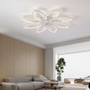 SPEVCH 35" Ceiling Fans With Lights and Remote, Modern Ceiling