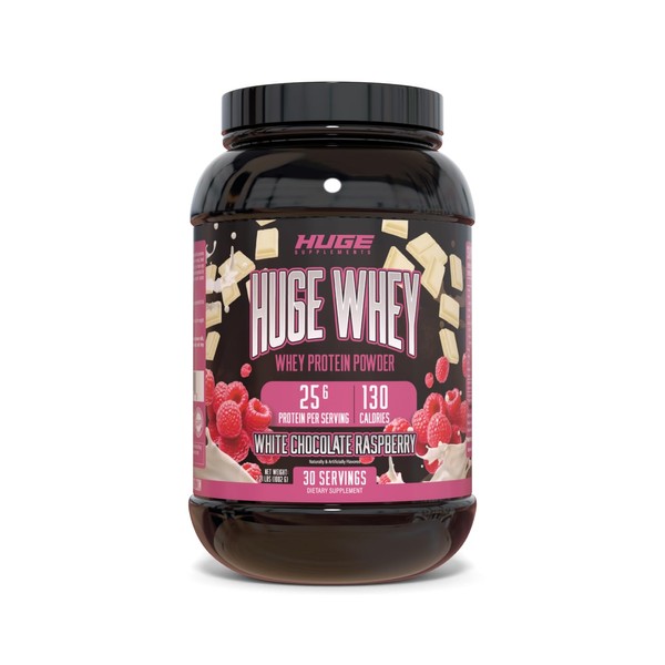 Huge Whey, Protein Powder for Muscle Gain, 25g Protein, 12g