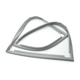 Refrigerator Door Gasket W10407216 for Whirlpool, Rubber Refrigerator Door Seal for Maytag, KitchenAid, W10248749, Replace W10248749, W10685869, Grey