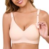 Oleda Nursing Bra for Breastfeeding Wireless Seamless Pregnancy Maternity Bra