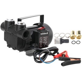 SUDEG Portable Electric Fuel Transfer Extractor Pump,550W Heavy Duty Diesel Transfer Pump with 1.2m Cord & 2 Pipe Joints for Gasoline/Diesel/Kerosene,Lift: 10-20M,Flow rate: 50-150L/min