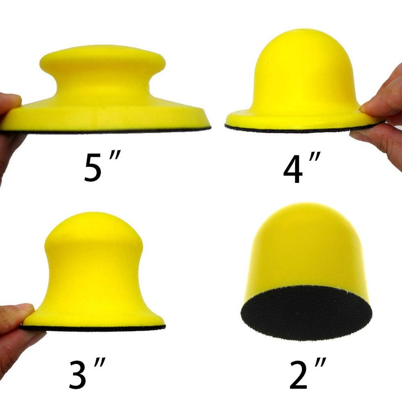 Hand Sanding Pad Blocks 4 Inch Velcro Sanding Block for