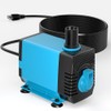 POPOSOAP Water Pump for 660GPH Pond Filter with 40W Pond
