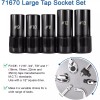 LIS 71670 Large Tap Socket Set For 5/8", 11/16", 3/4",
